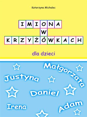 cover image of Imiona w krzyżowkach dla dzieci